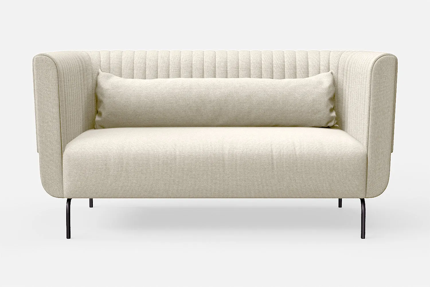 Jackson 2 Seater Sofa Cream Linen Fabric