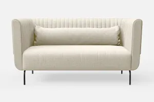 Jackson 2 Seater Sofa Cream Linen Fabric