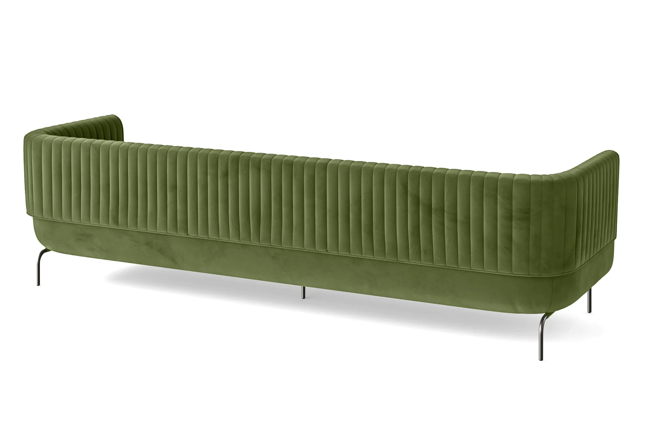 Jackson 4 Seater Sofa Lime Velvet