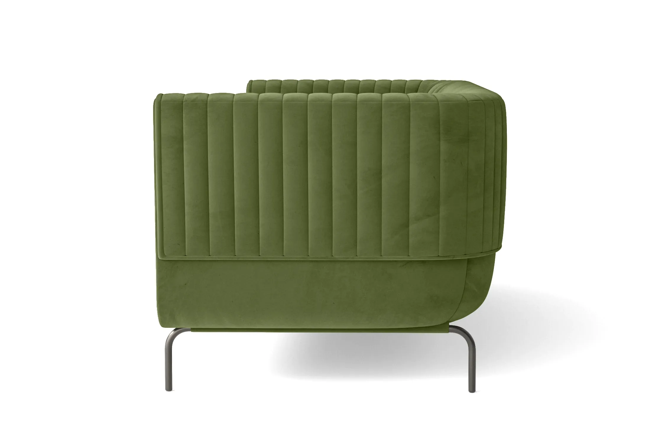 Jackson 4 Seater Sofa Lime Velvet