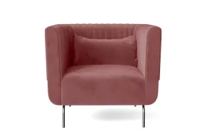 Jackson Armchair Pink Velvet