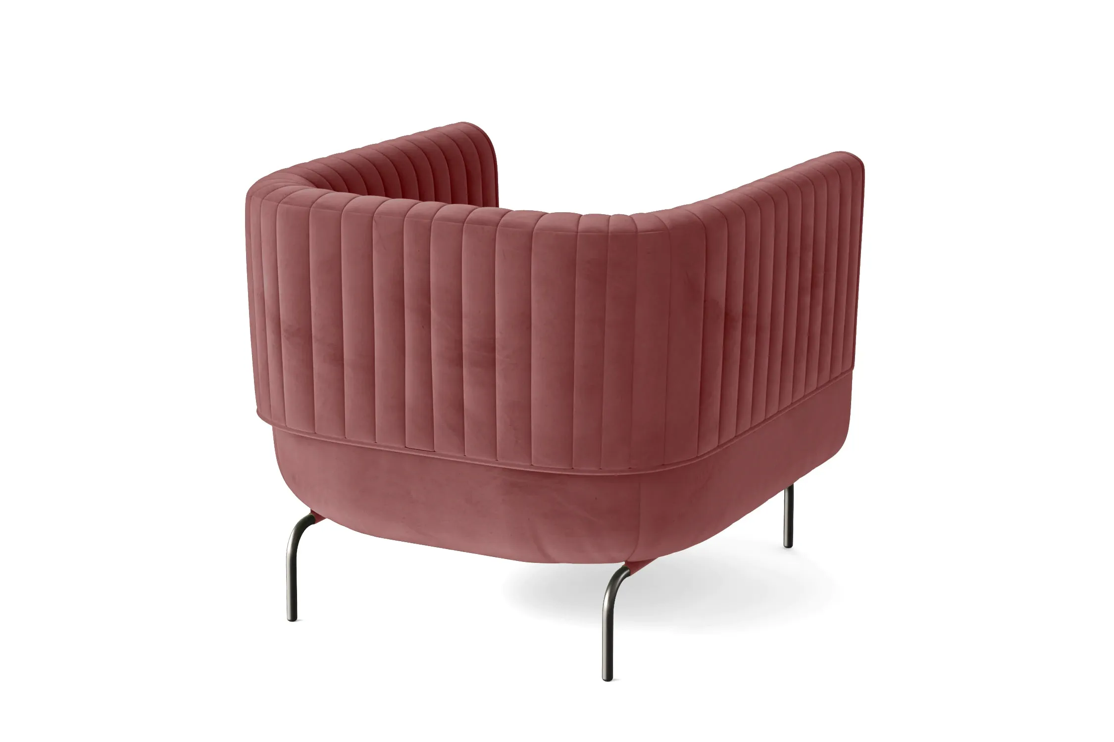 Jackson Armchair Pink Velvet