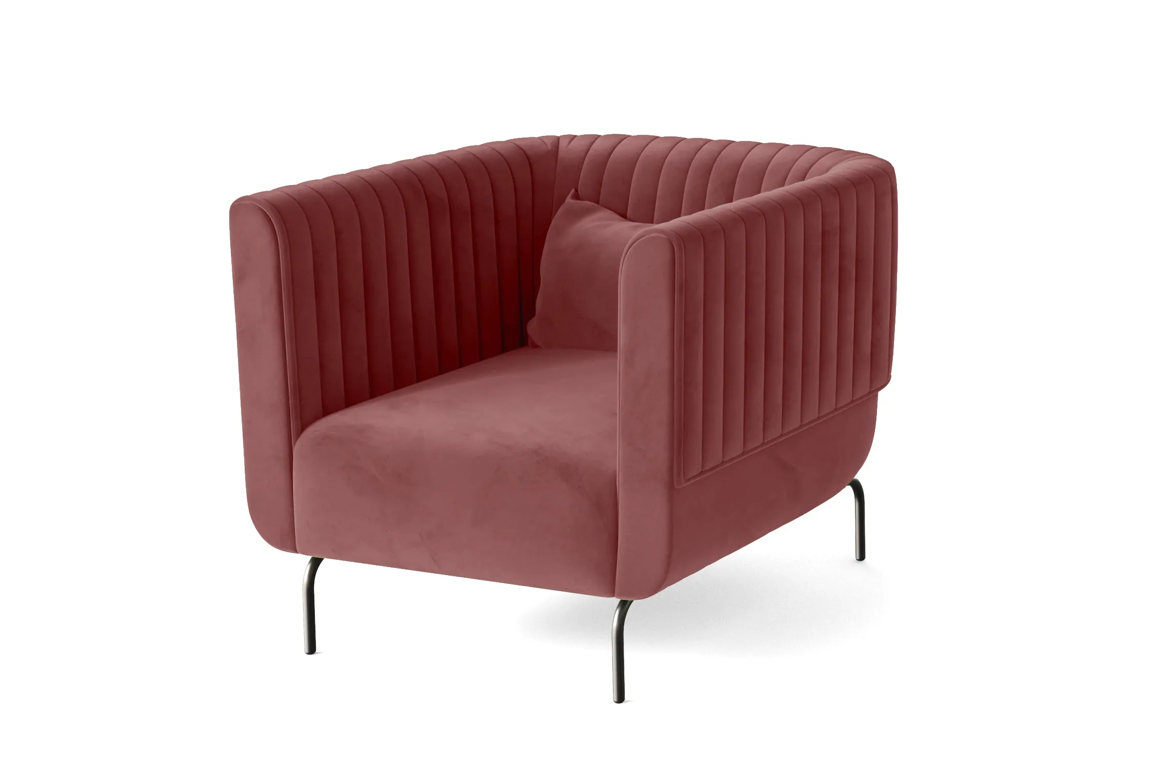 Jackson Armchair Pink Velvet