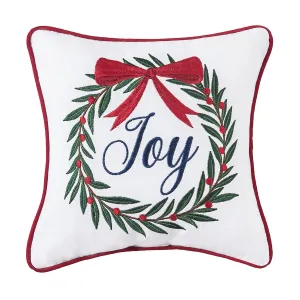 Joy Wreath Mini Pillow