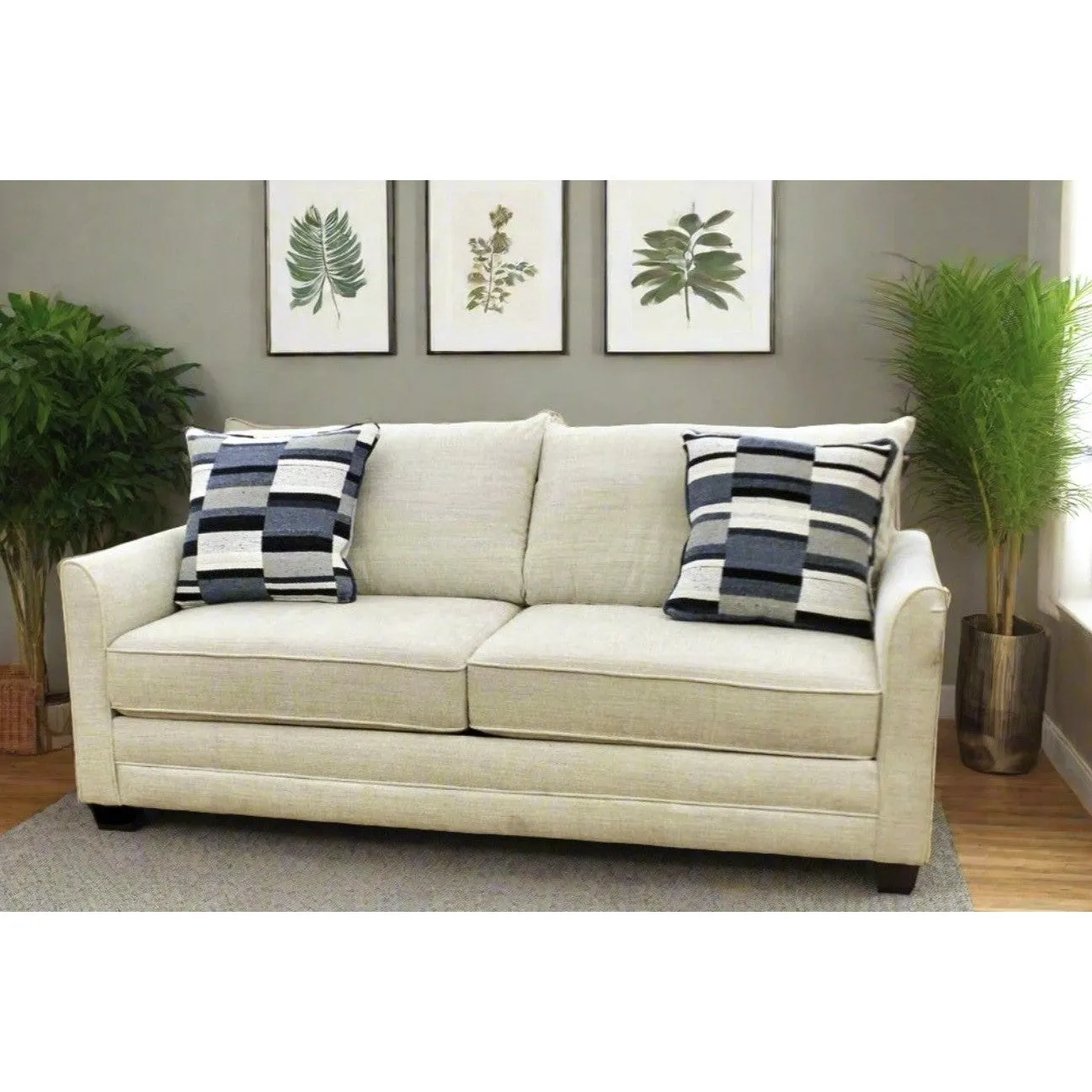 Knife Edge Glacier 78" Queen Sleeper Sofa