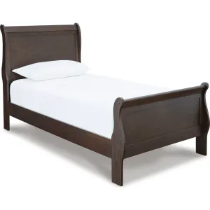 Leewarden Twin Sleigh Bed w/Storage