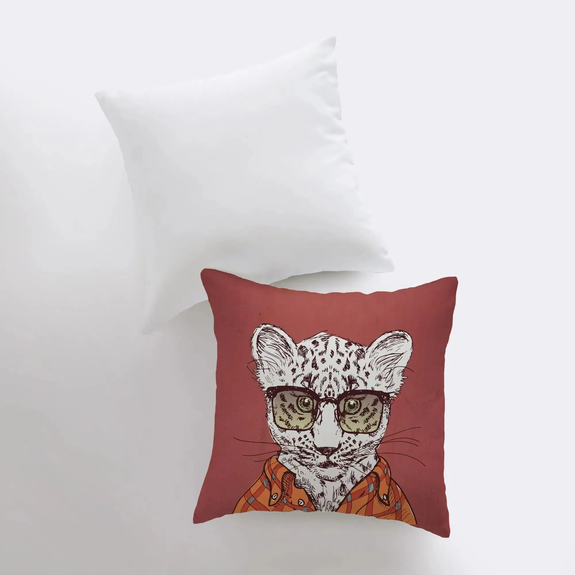 Leopard Hipster | Pillow Cover | Throw Pillow | Home Decor | Designer Pillows Online | Design Accents Pillows | Home Accent Pillows | Gift