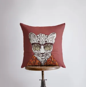 Leopard Hipster | Pillow Cover | Throw Pillow | Home Decor | Designer Pillows Online | Design Accents Pillows | Home Accent Pillows | Gift