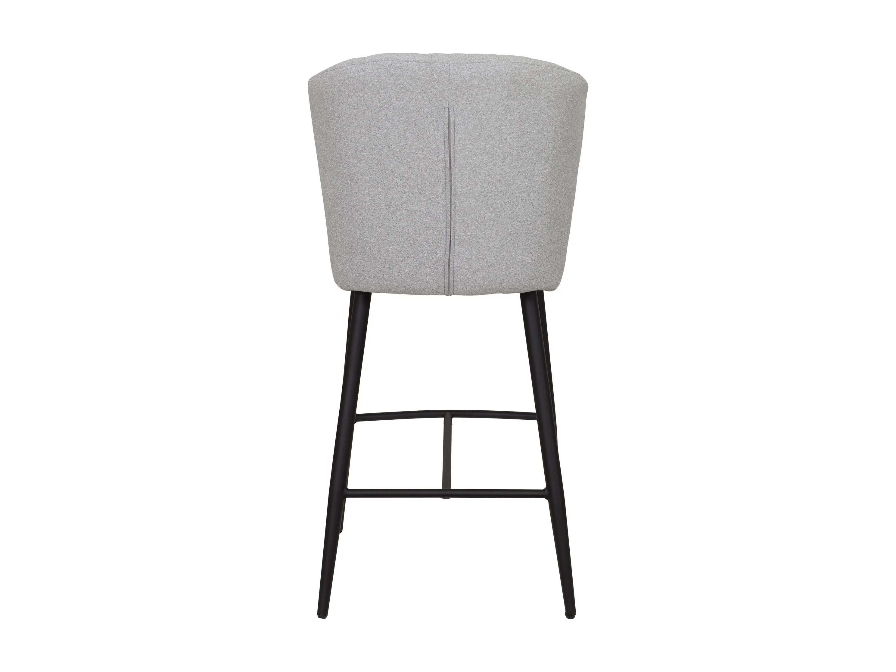 Light Grey Metal Bar Stools, Set of 2