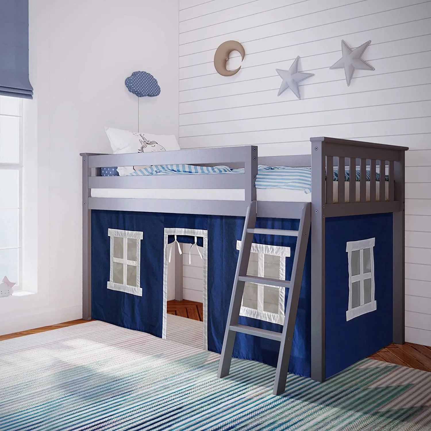 Low Loft Bed for Kids