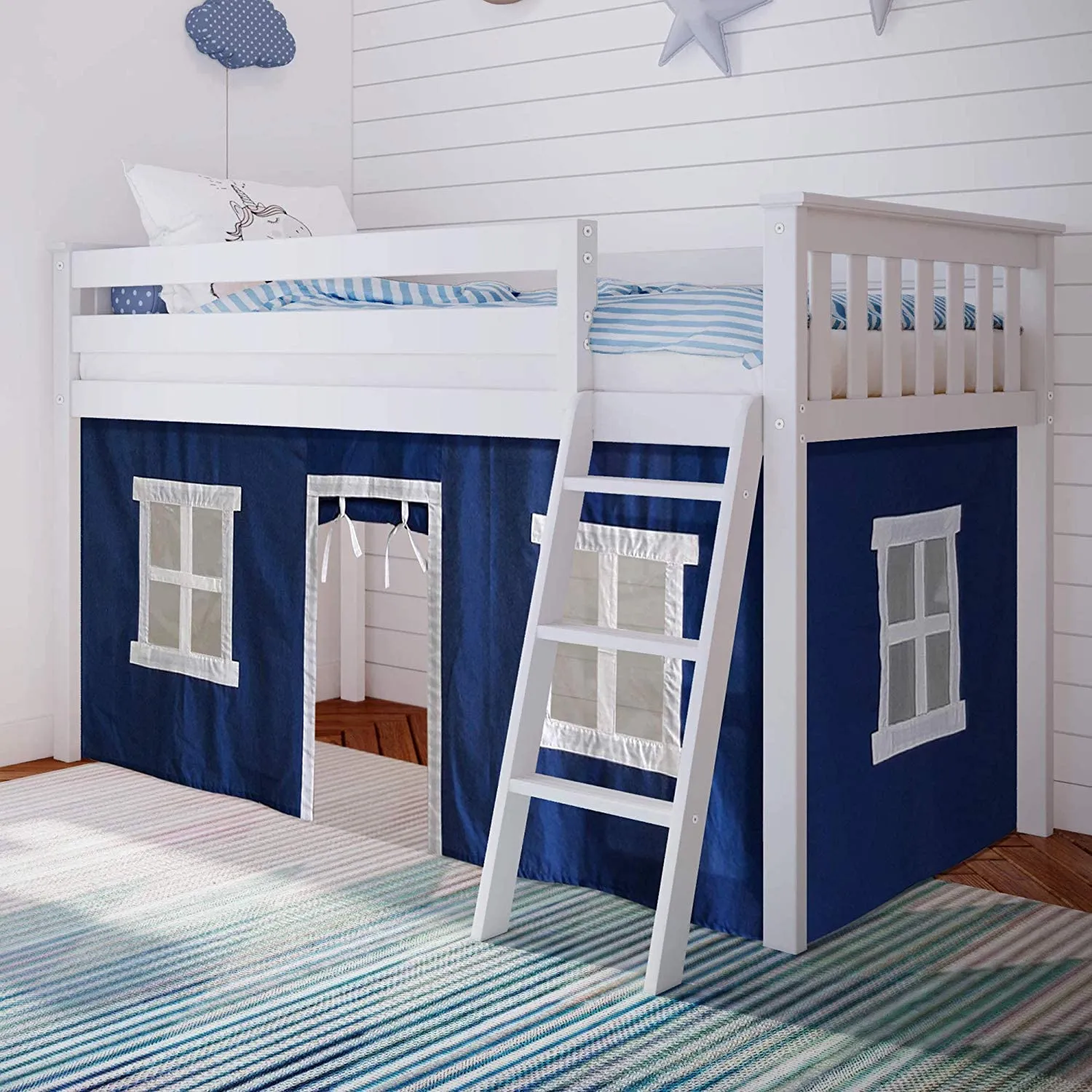 Low Loft Bed for Kids