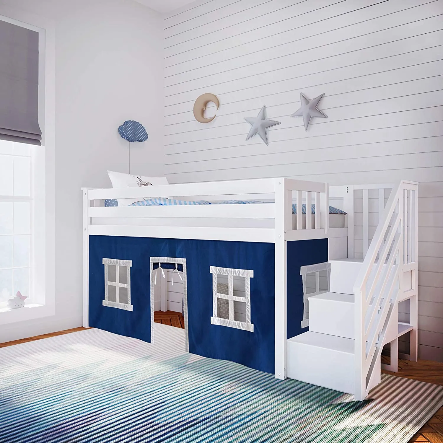 Low Loft Bed for Kids