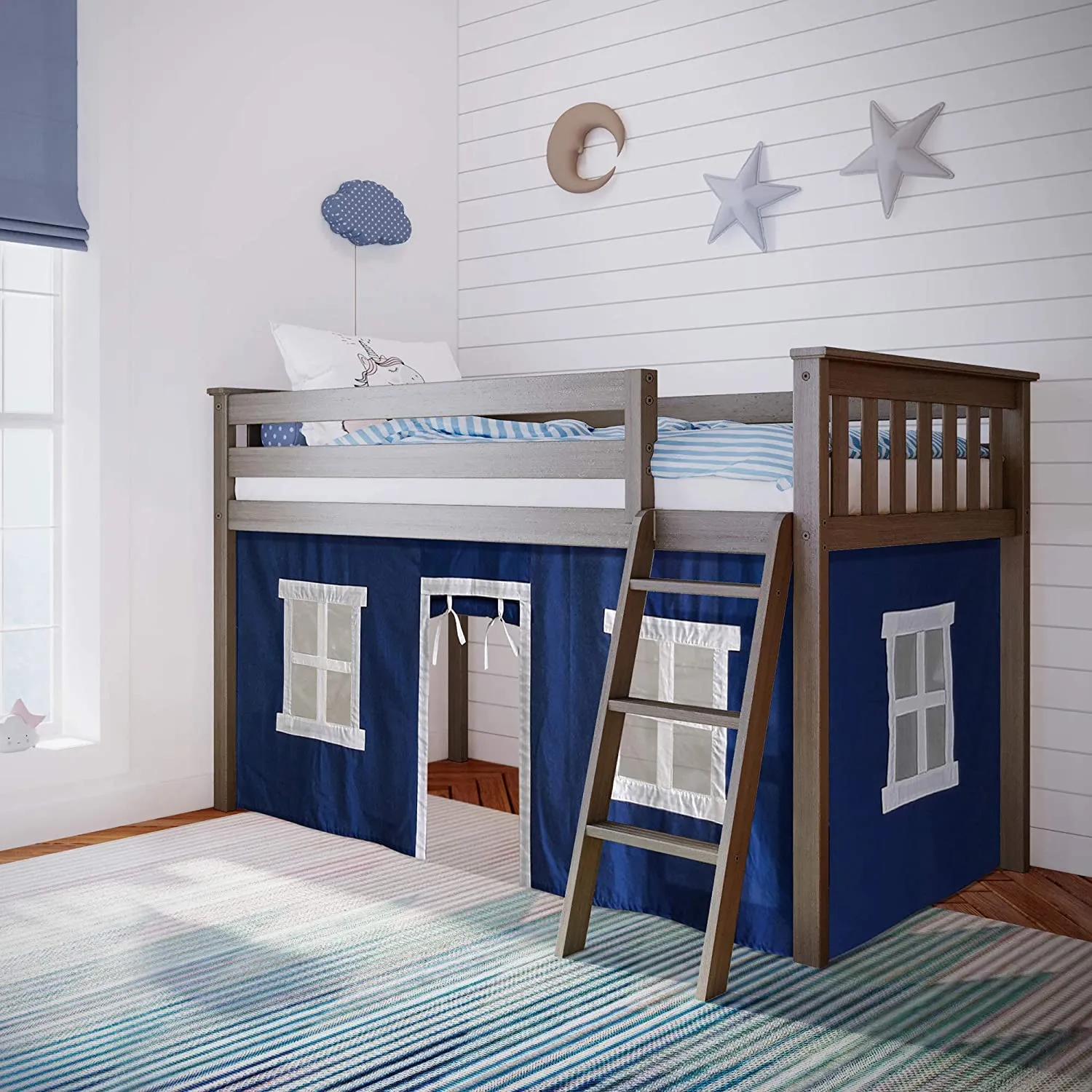 Low Loft Bed for Kids