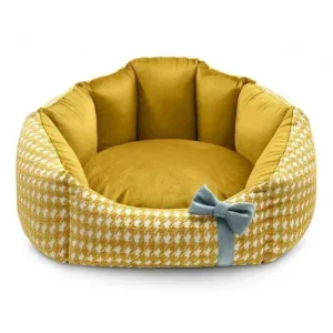 Luxury Glamour Pet Bed by Oh Charlie - Golden