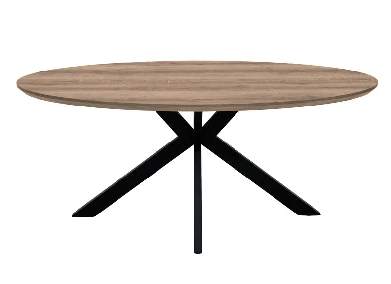 Manhattan Oval Dining Tables (Pre-Order both 1.8 m & 2.2 m Oak)