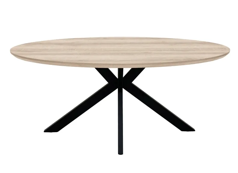 Manhattan Oval Dining Tables (Pre-Order both 1.8 m & 2.2 m Oak)