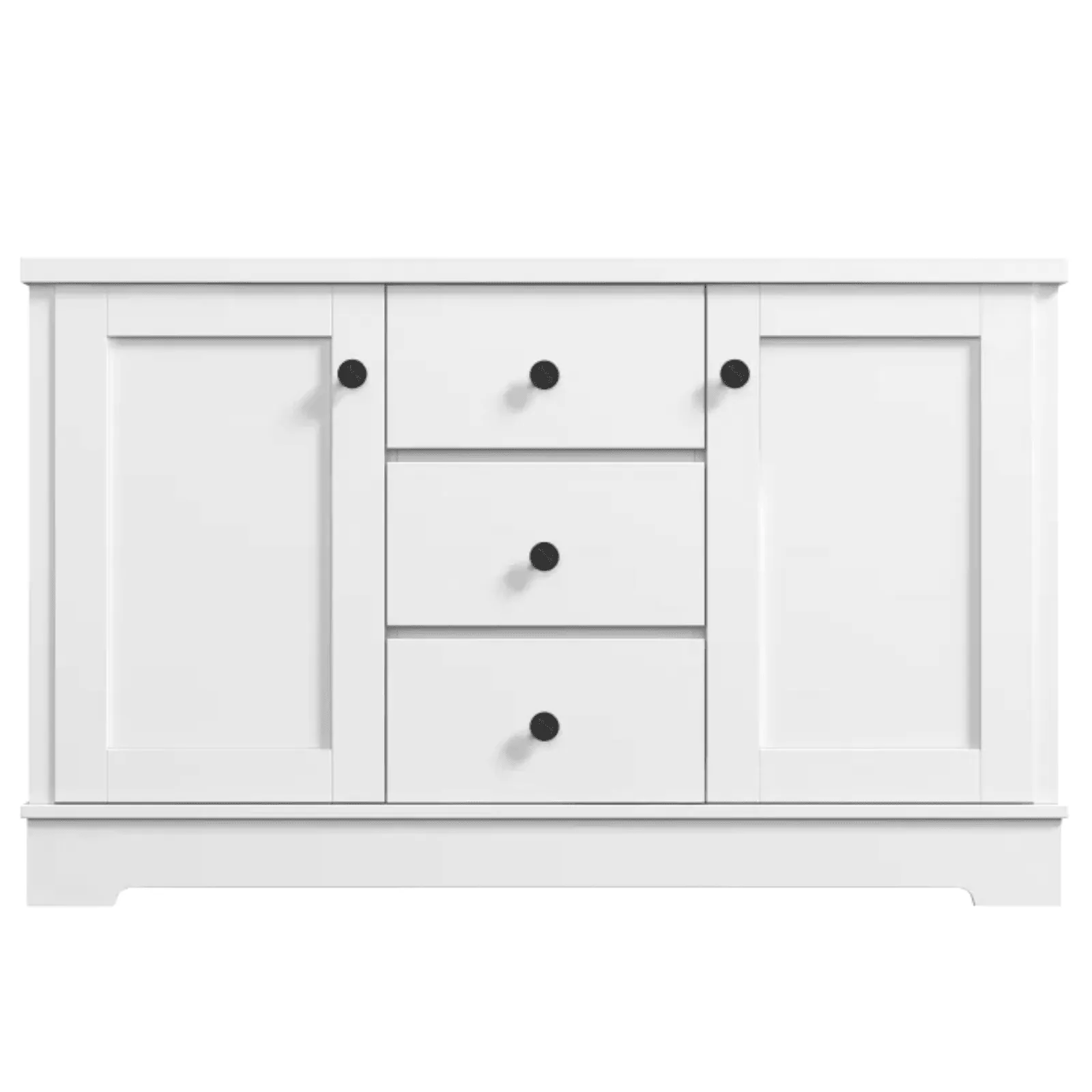 Margaux White Coastal Style Sideboard Buffet Unit