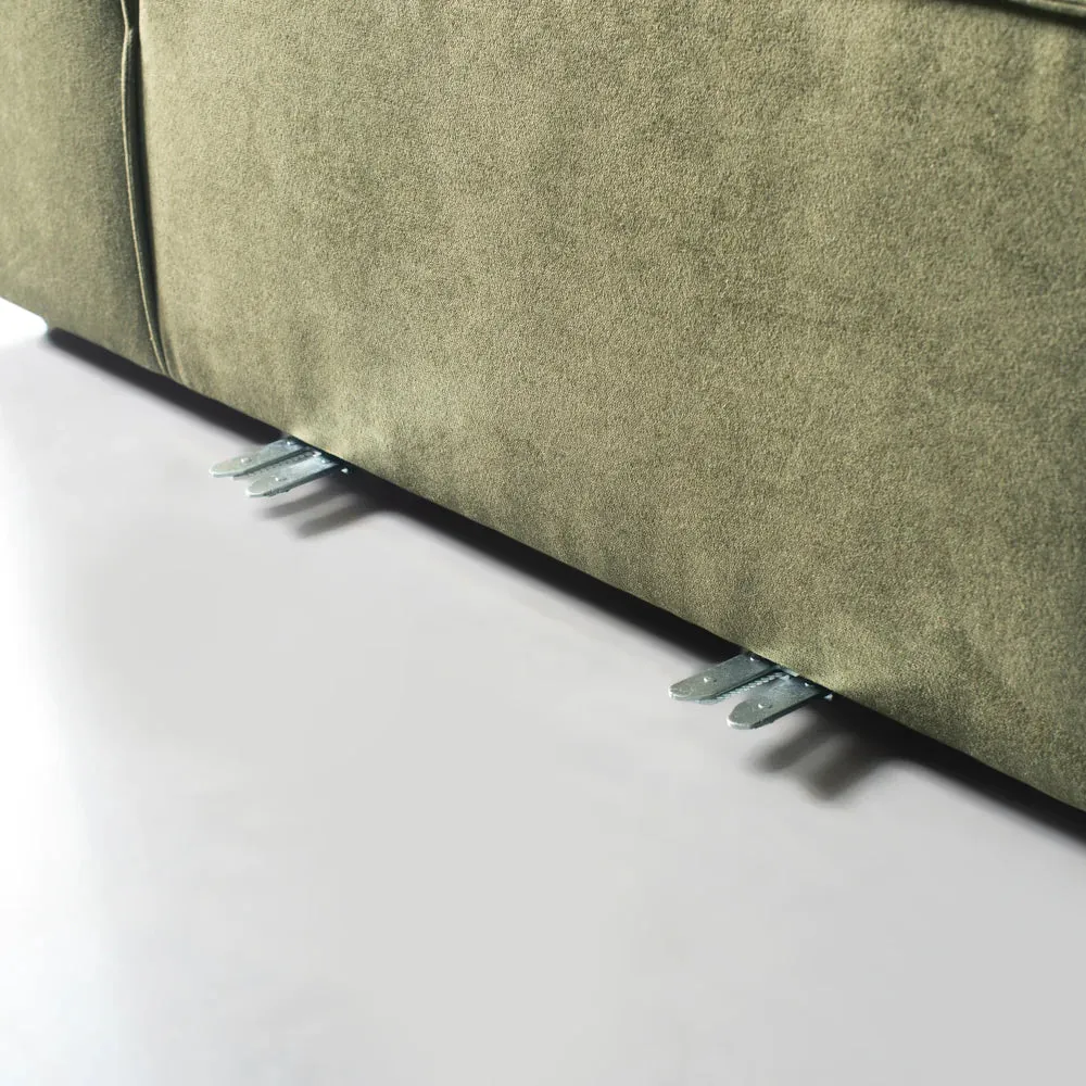 MASON - Green Fabric Modular Sectional (4 piece)