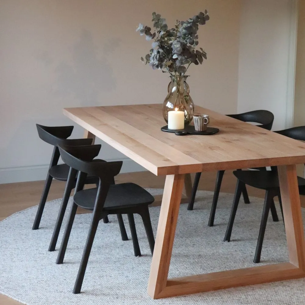 Mix and Match Dining Table - A Leg or Trapeze Leg