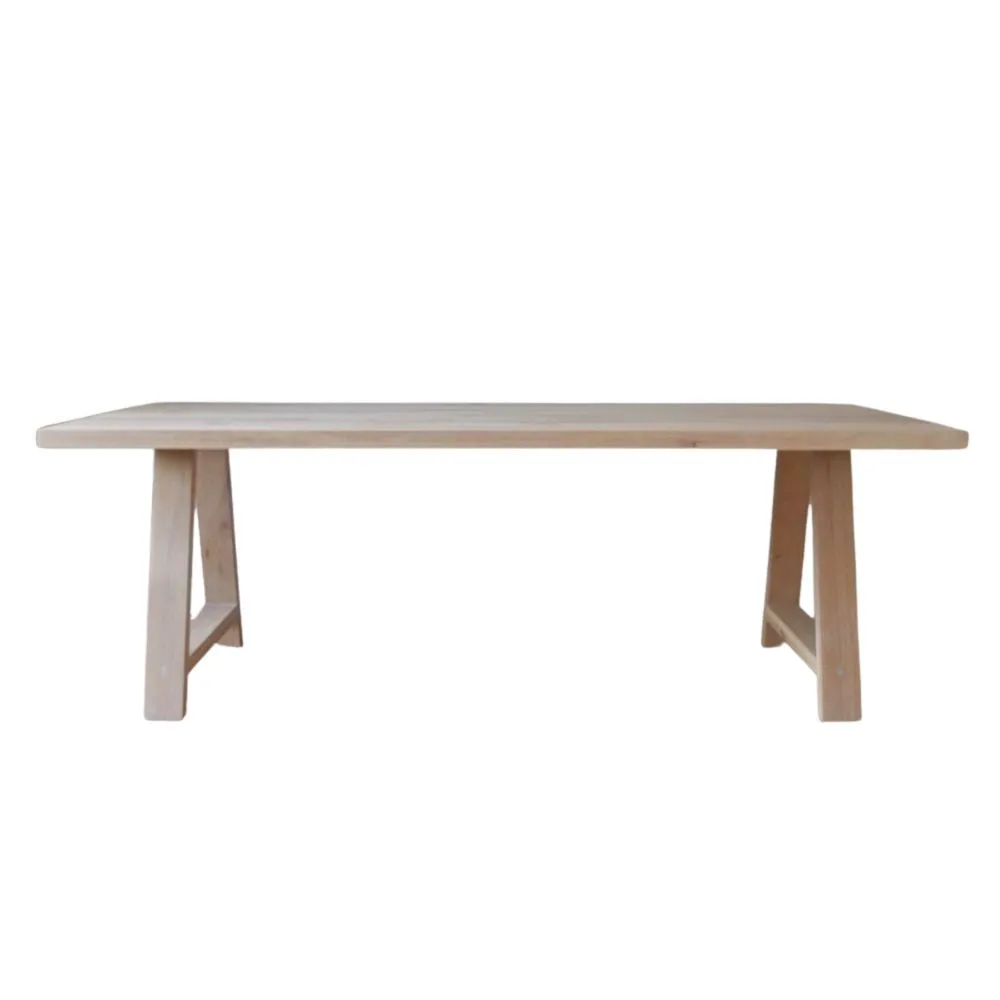 Mix and Match Dining Table - A Leg or Trapeze Leg