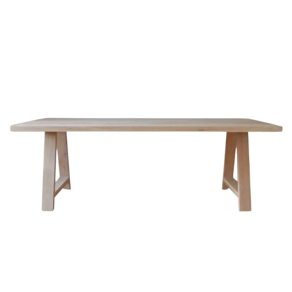 Mix and Match Dining Table - A Leg or Trapeze Leg