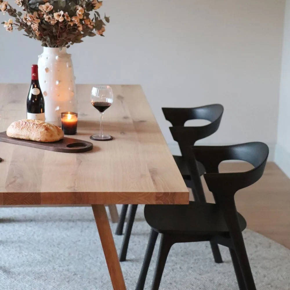 Mix and Match Dining Table - A Leg or Trapeze Leg