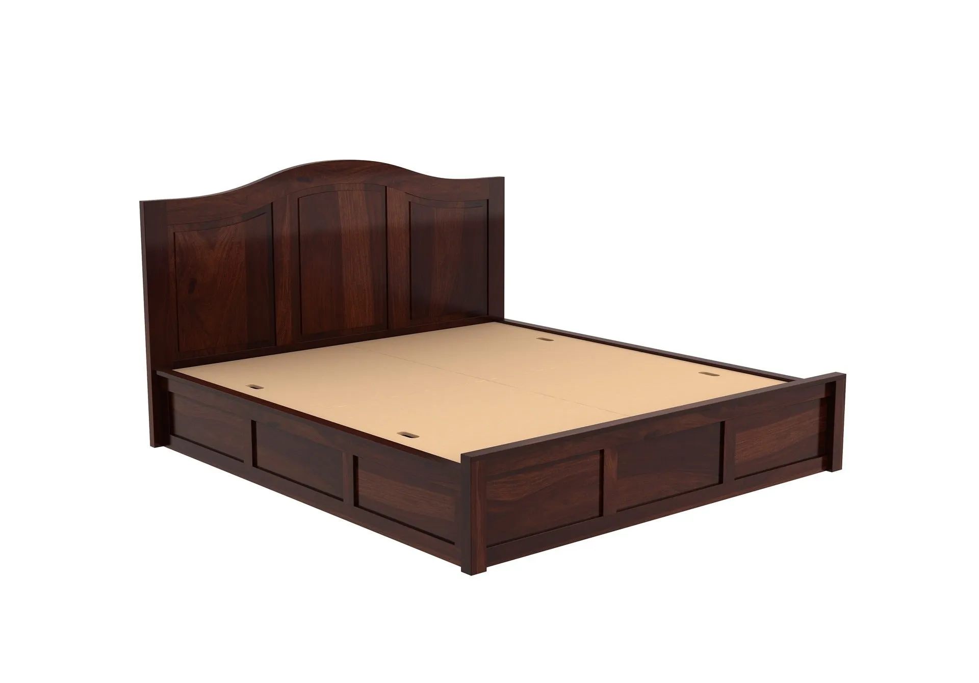 Nectar Sheesham Wood Bed with Box Storage