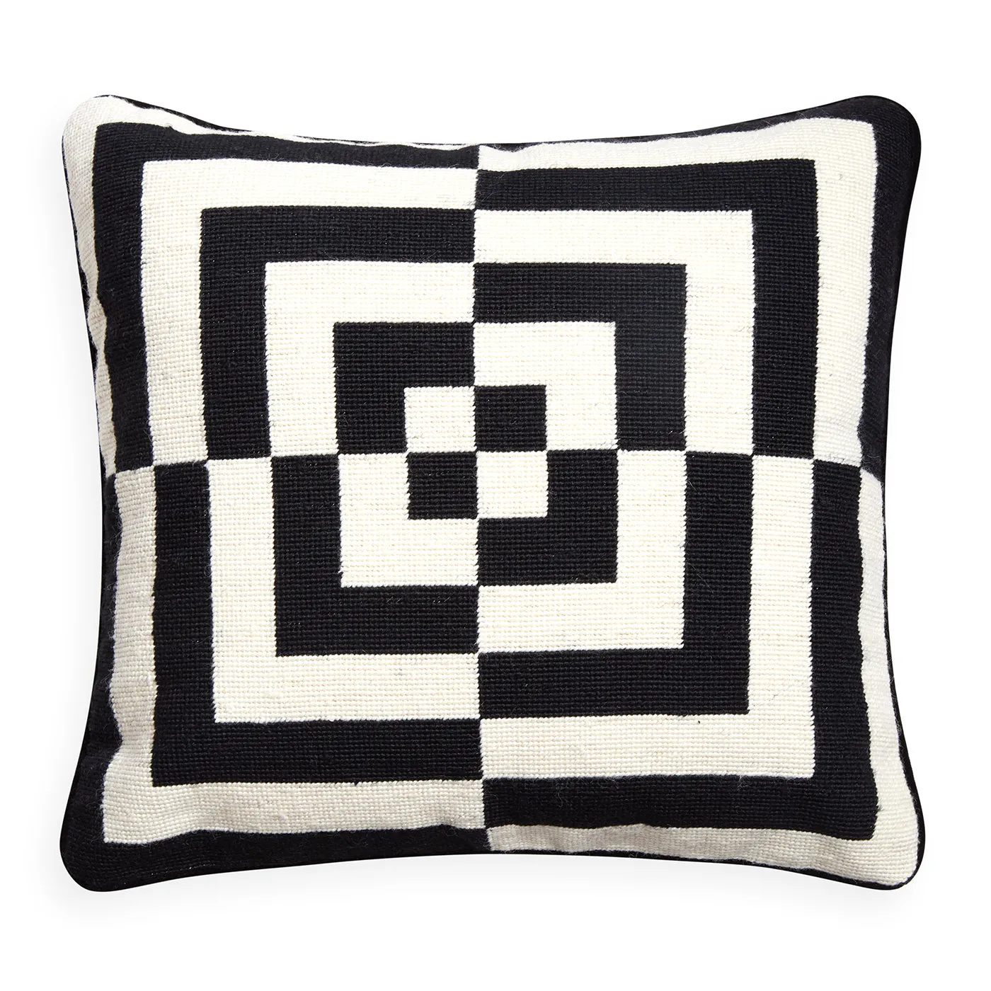 Op Art Square Cushion