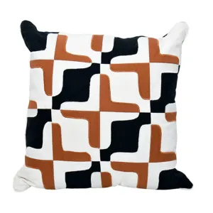 Patch Multi color Pillow Cover 05