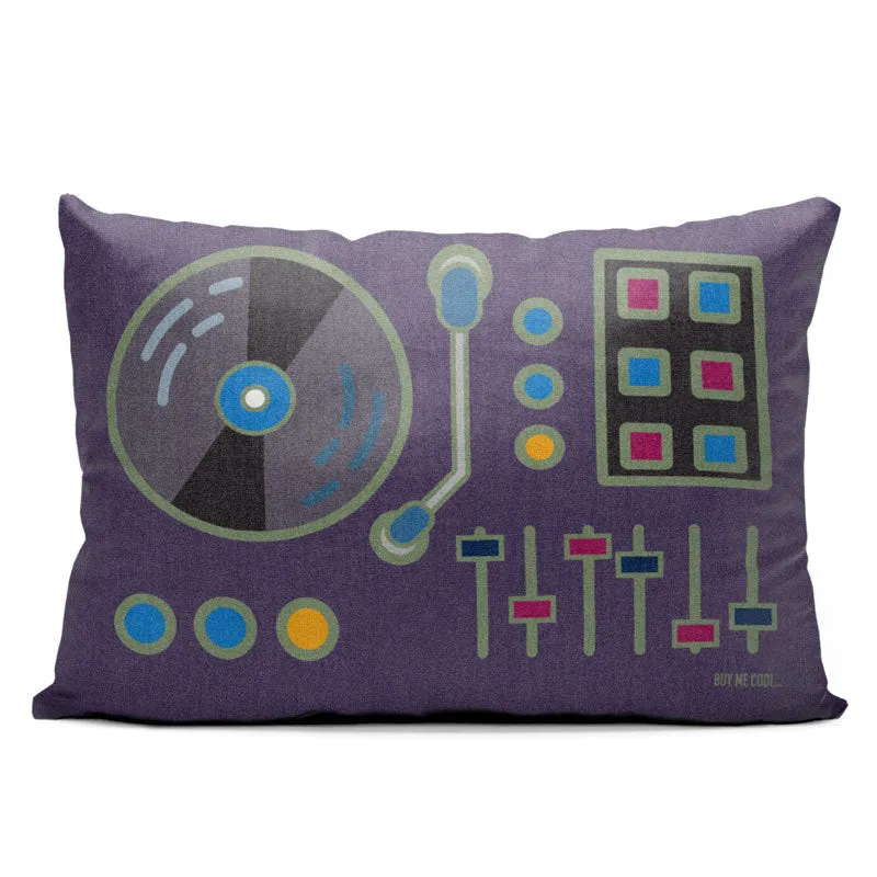 Pop Turntable - Throw Pillow