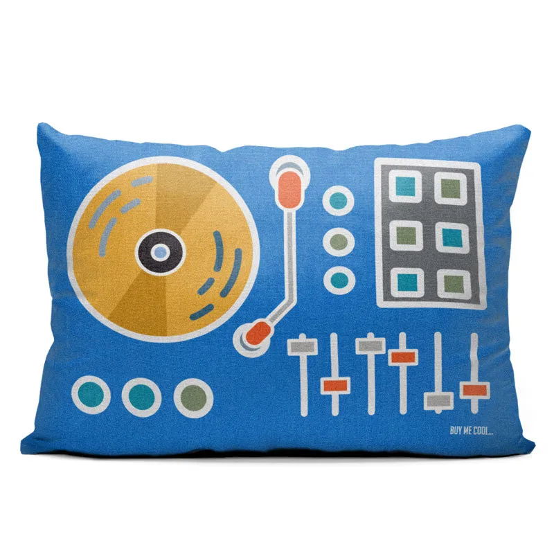 Pop Turntable - Throw Pillow