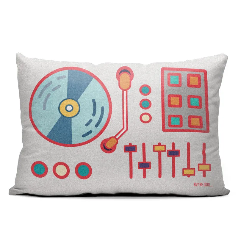 Pop Turntable - Throw Pillow