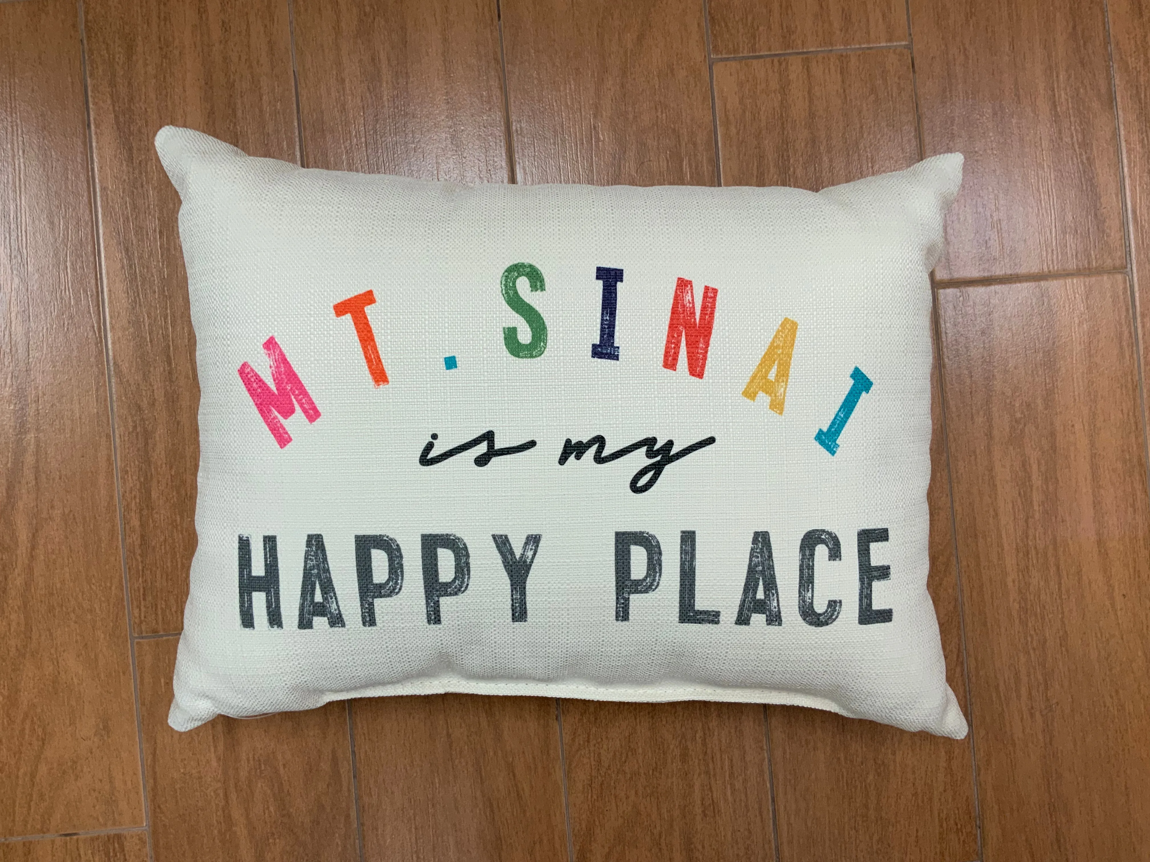 "MT Sinai is my Happy Place" Throw Pillow