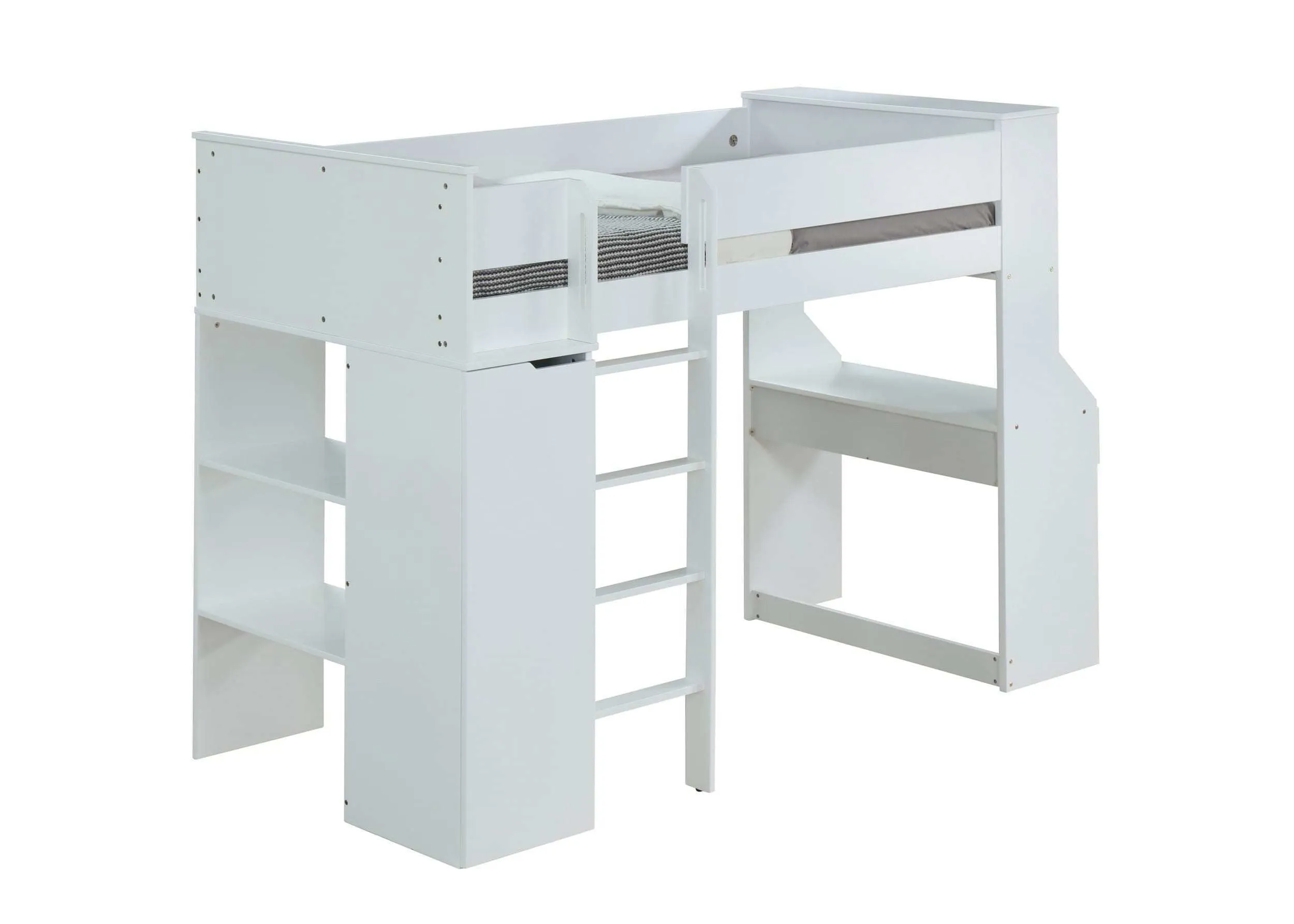 Ragna Loft Bed in White 38060