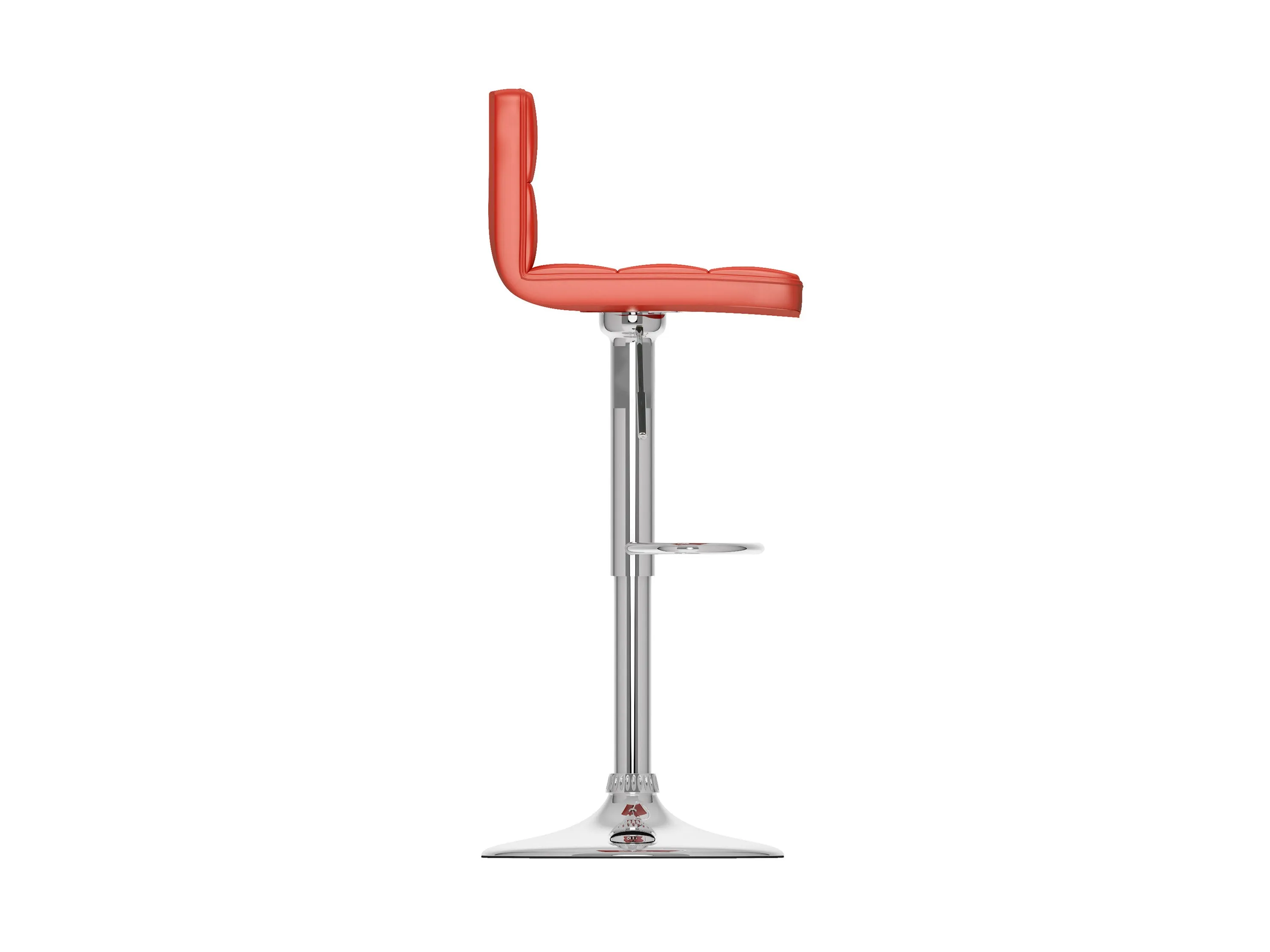 Red Swivel Bar Stools, Set of 2