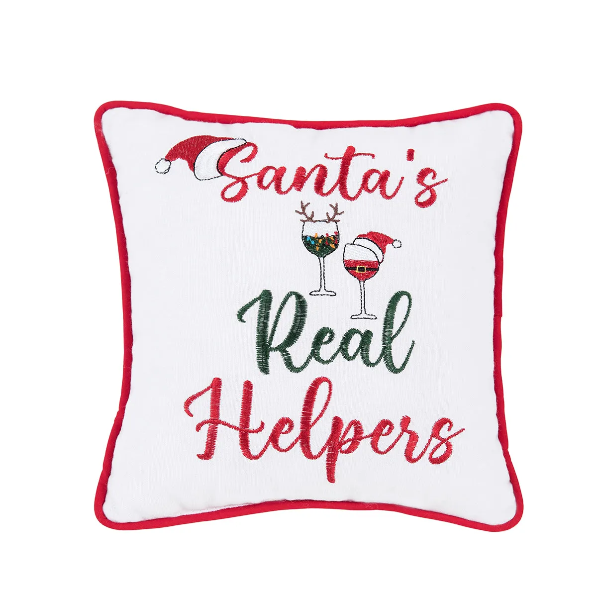 Santa's Real Helpers Mini Pillow