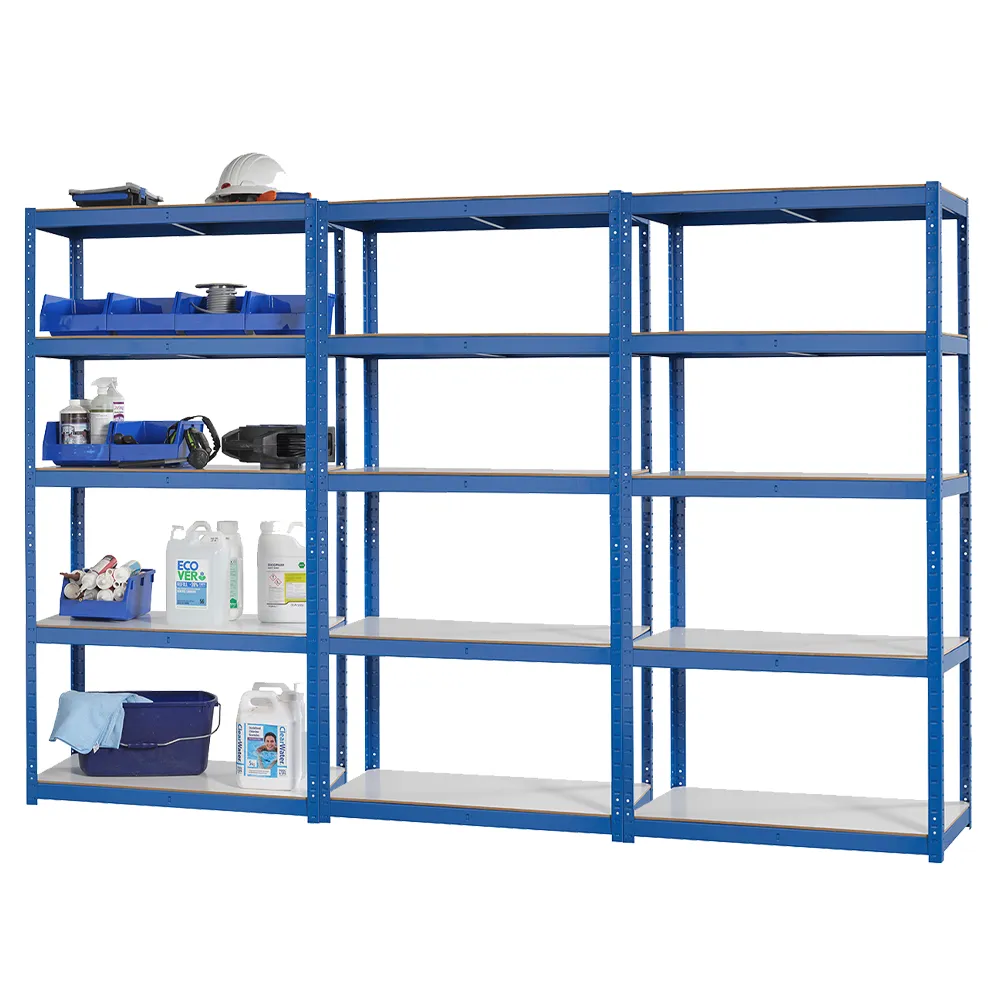 Select Your Size - 3 Bay MEGA DEAL Garage Shelving Units / Racking 5 Levels