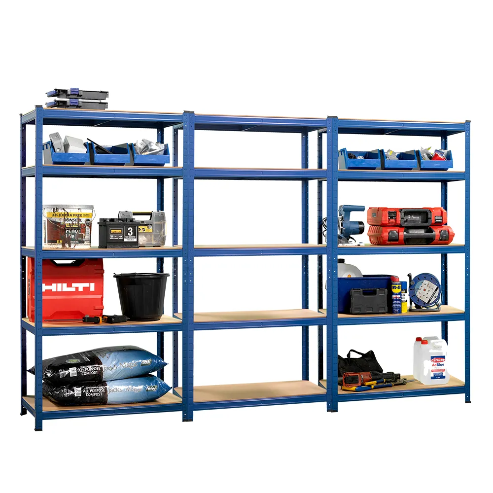 Select Your Size - 3 Bay MEGA DEAL Garage Shelving Units / Racking 5 Levels