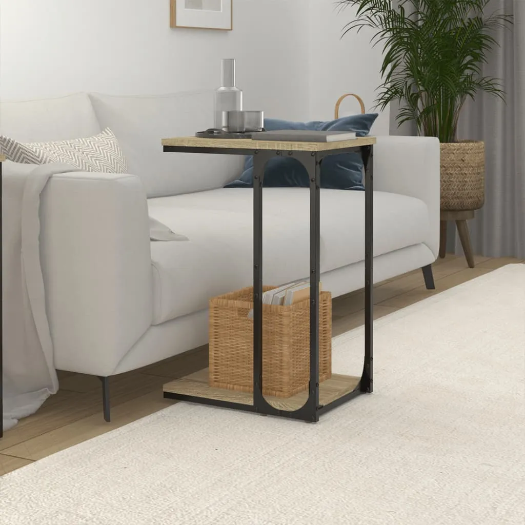 Side Table Sonoma Oak 40x30x60 cm Engineered Wood