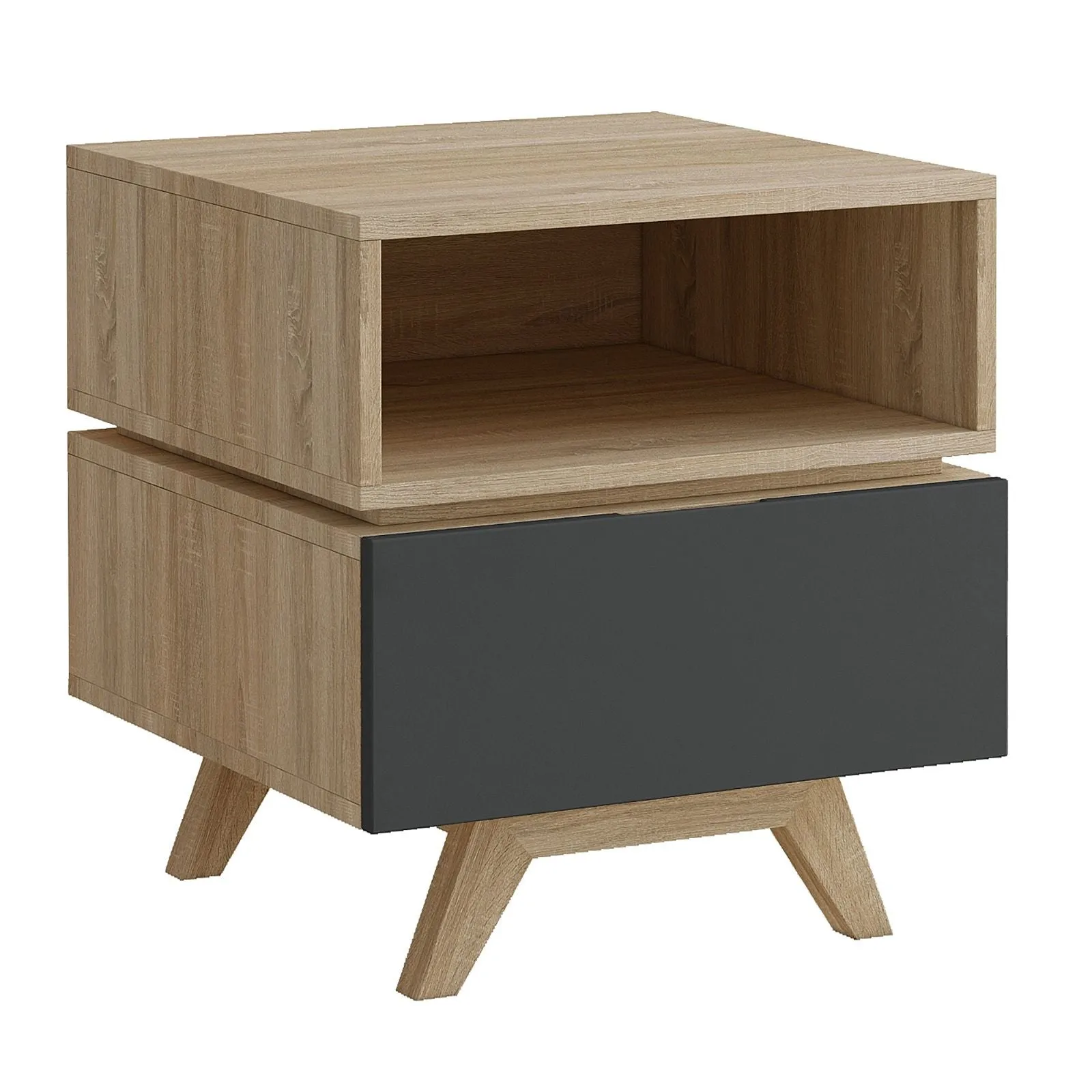 SILVERTON End Table Oak Grey by Criterion