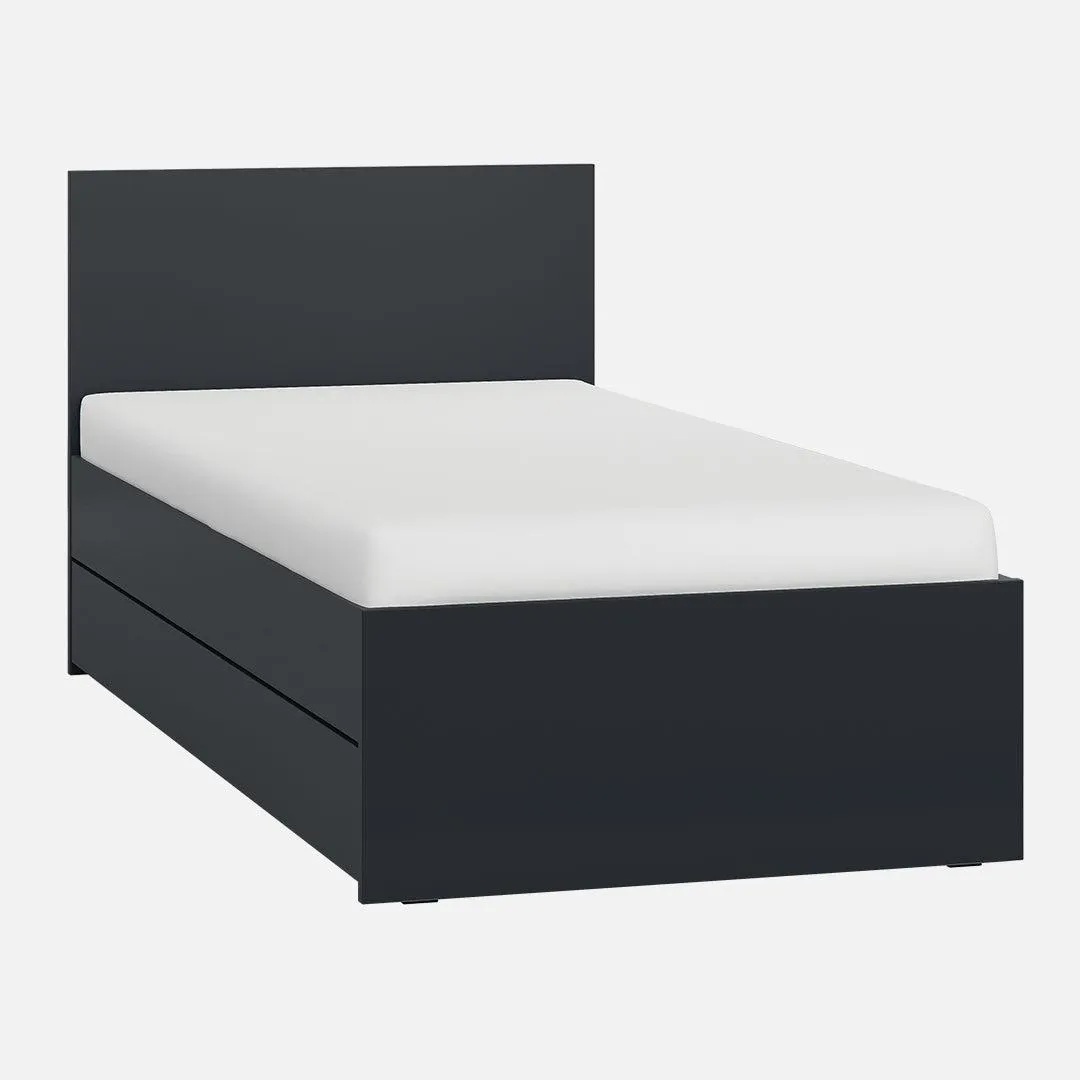 Simple Single Bed XL - Black