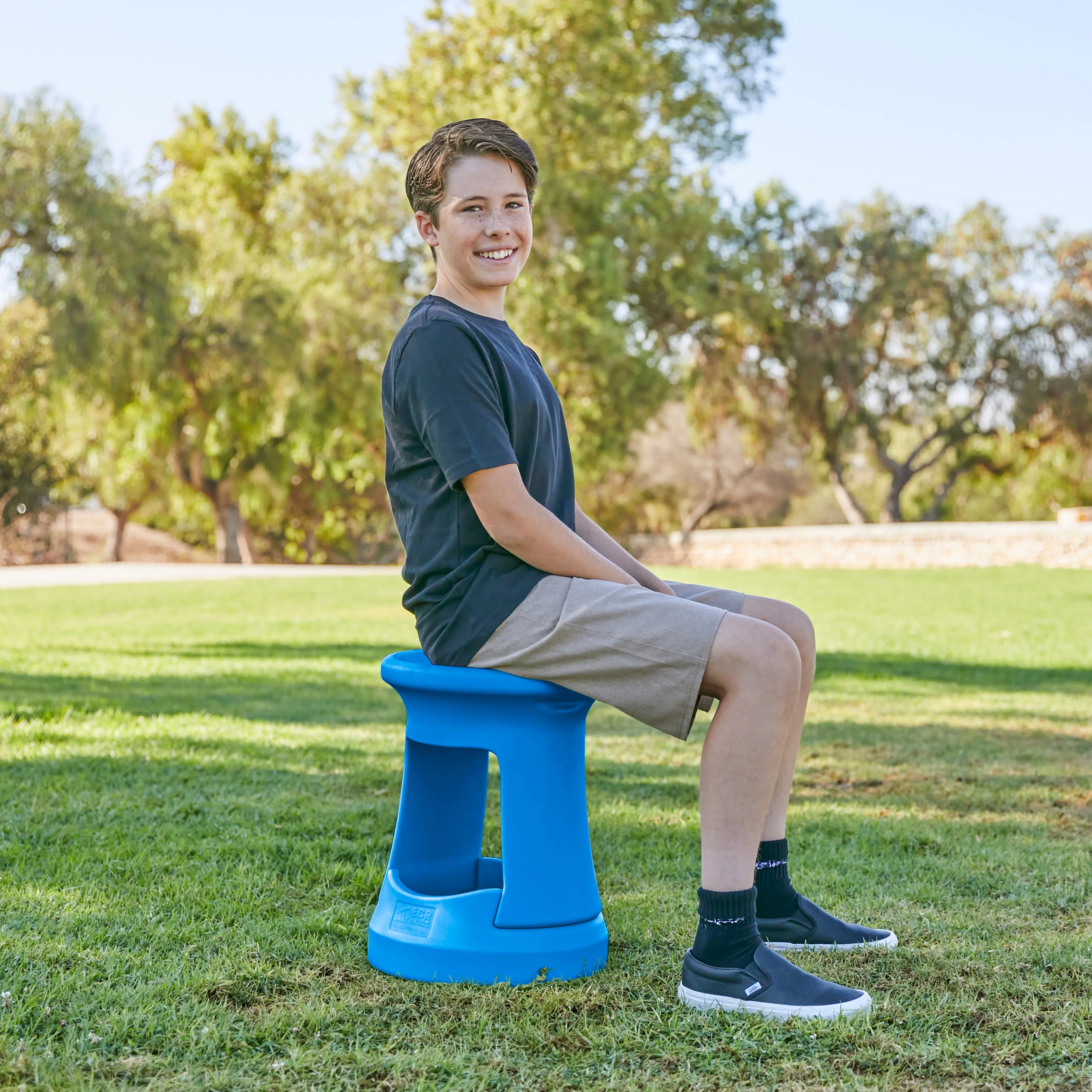 Storage Wobble Stool, Active Learning Chair, Flexible Seating, 18in Seat Height