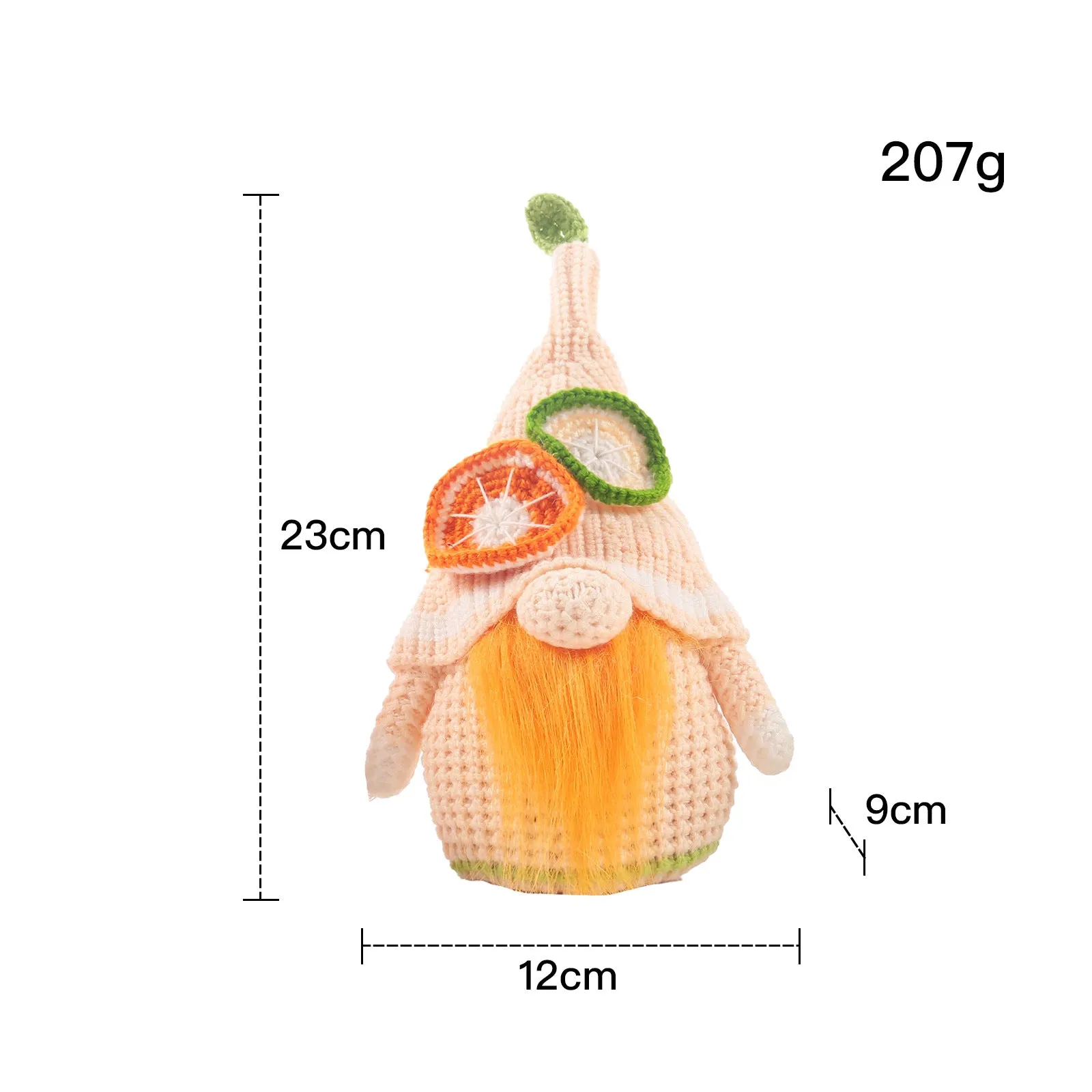 Summer Fruit Collection Gnome Faceless Doll Piece Desktop Venue Arrangement Home decoration Dwarfs