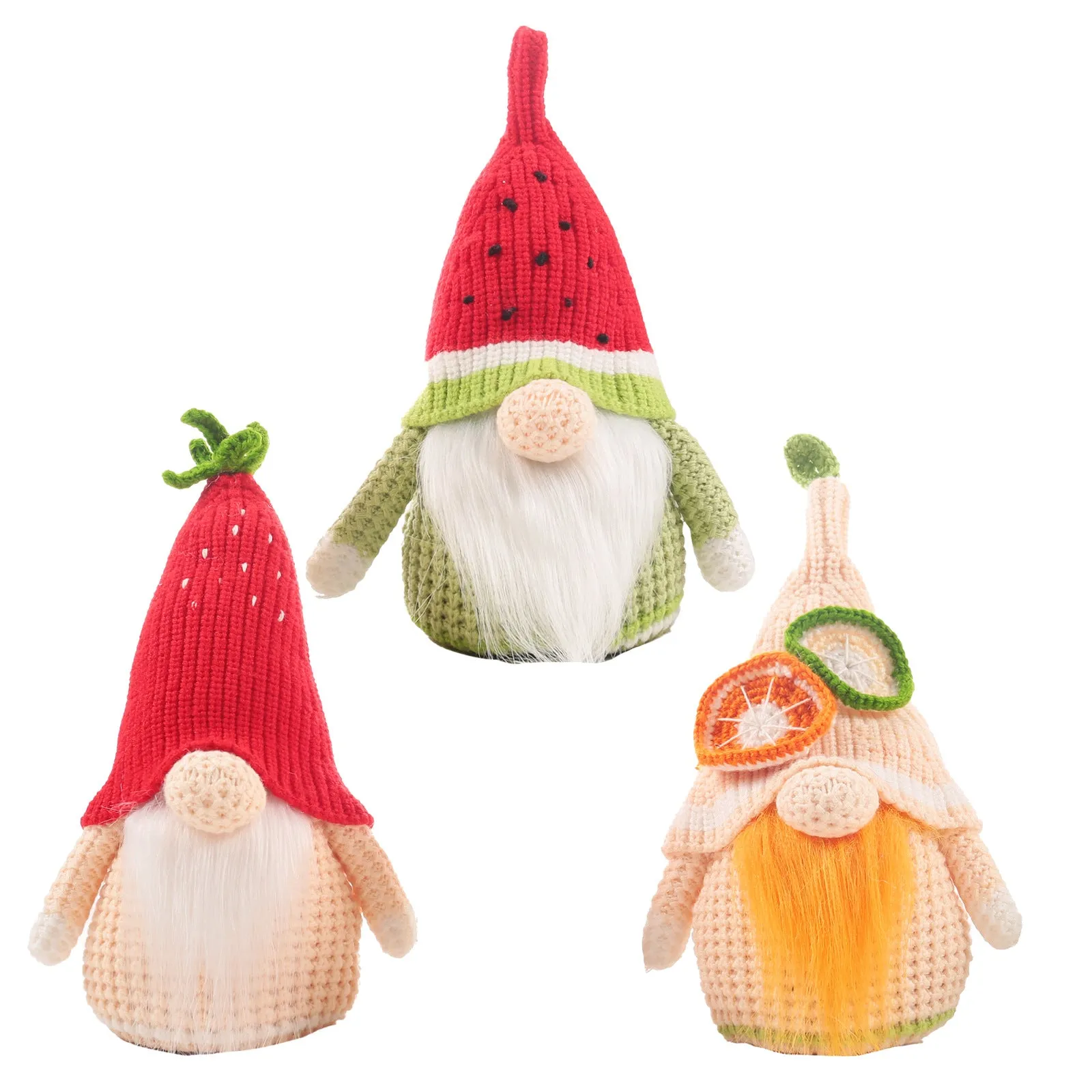 Summer Fruit Collection Gnome Faceless Doll Piece Desktop Venue Arrangement Home decoration Dwarfs