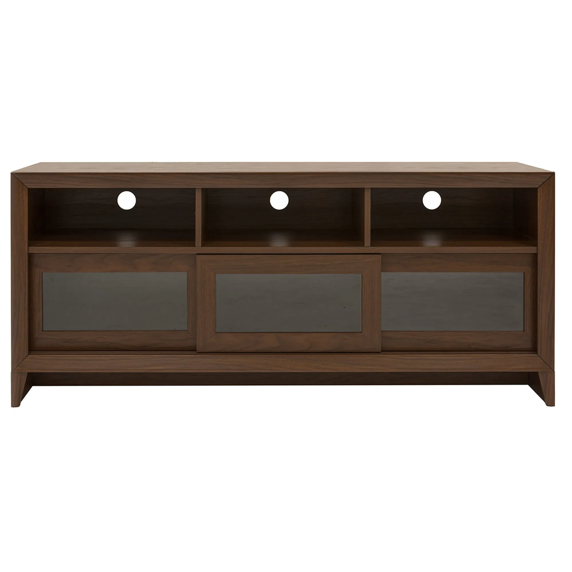 Techni Mobili Modern TV Stand with Storage for TVs Up To 60", Hickory