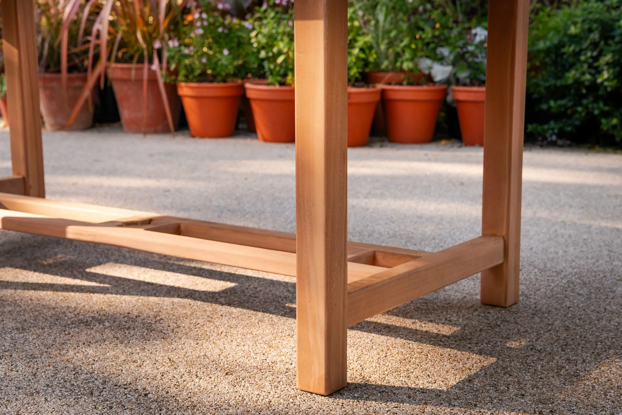 The Chartwell Rectangle Extending Teak Table