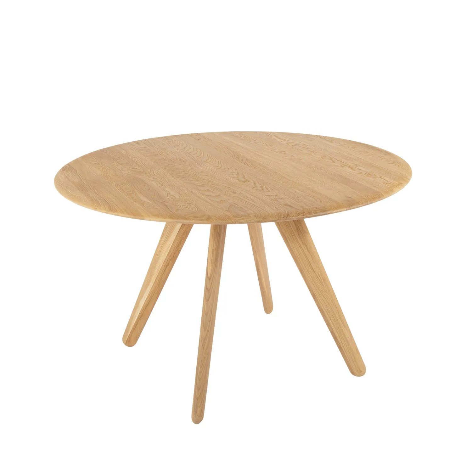 tom dixon | slab table round | natural oak 120cm