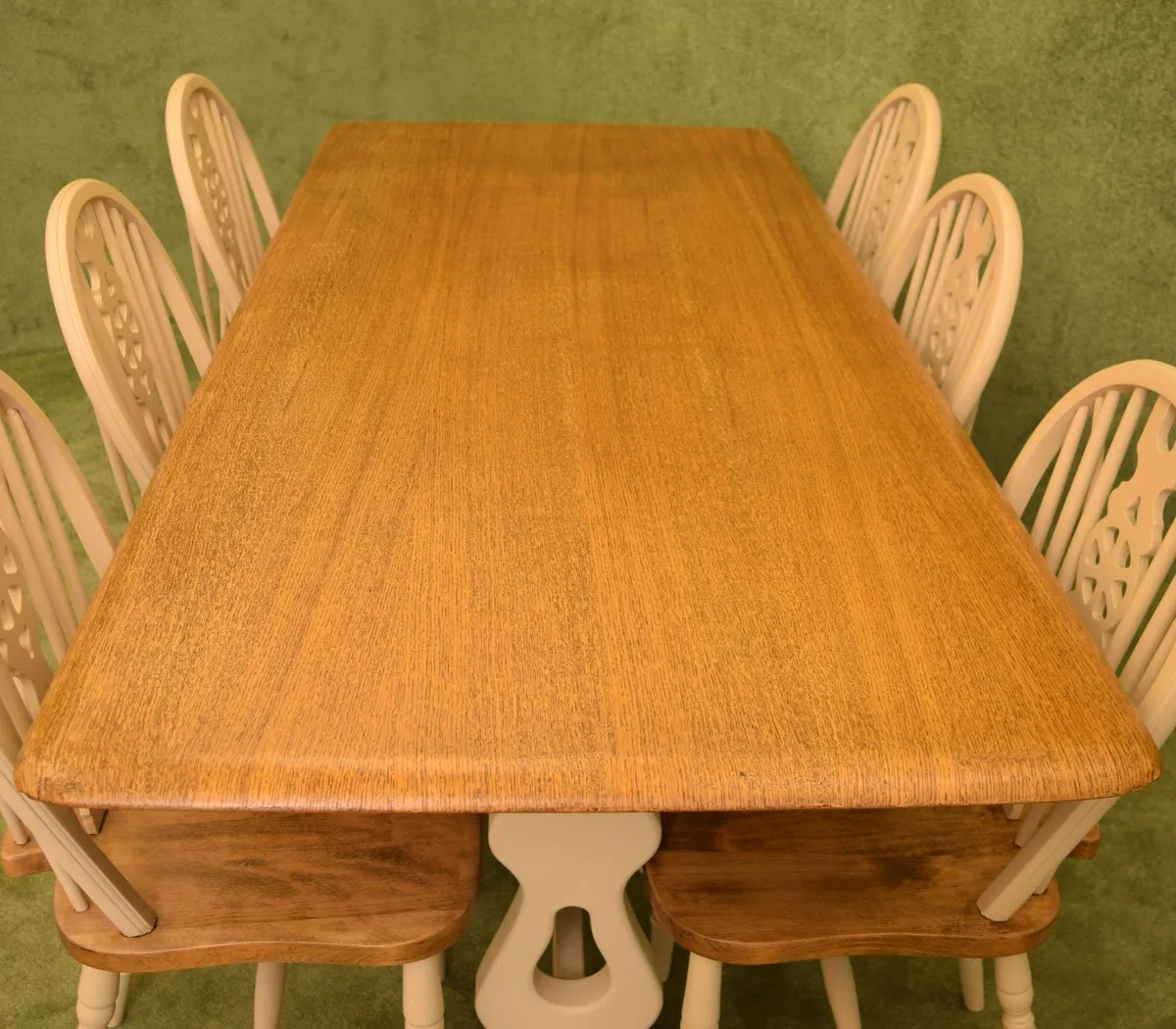 Vintage Restored Table & 6 Chairs