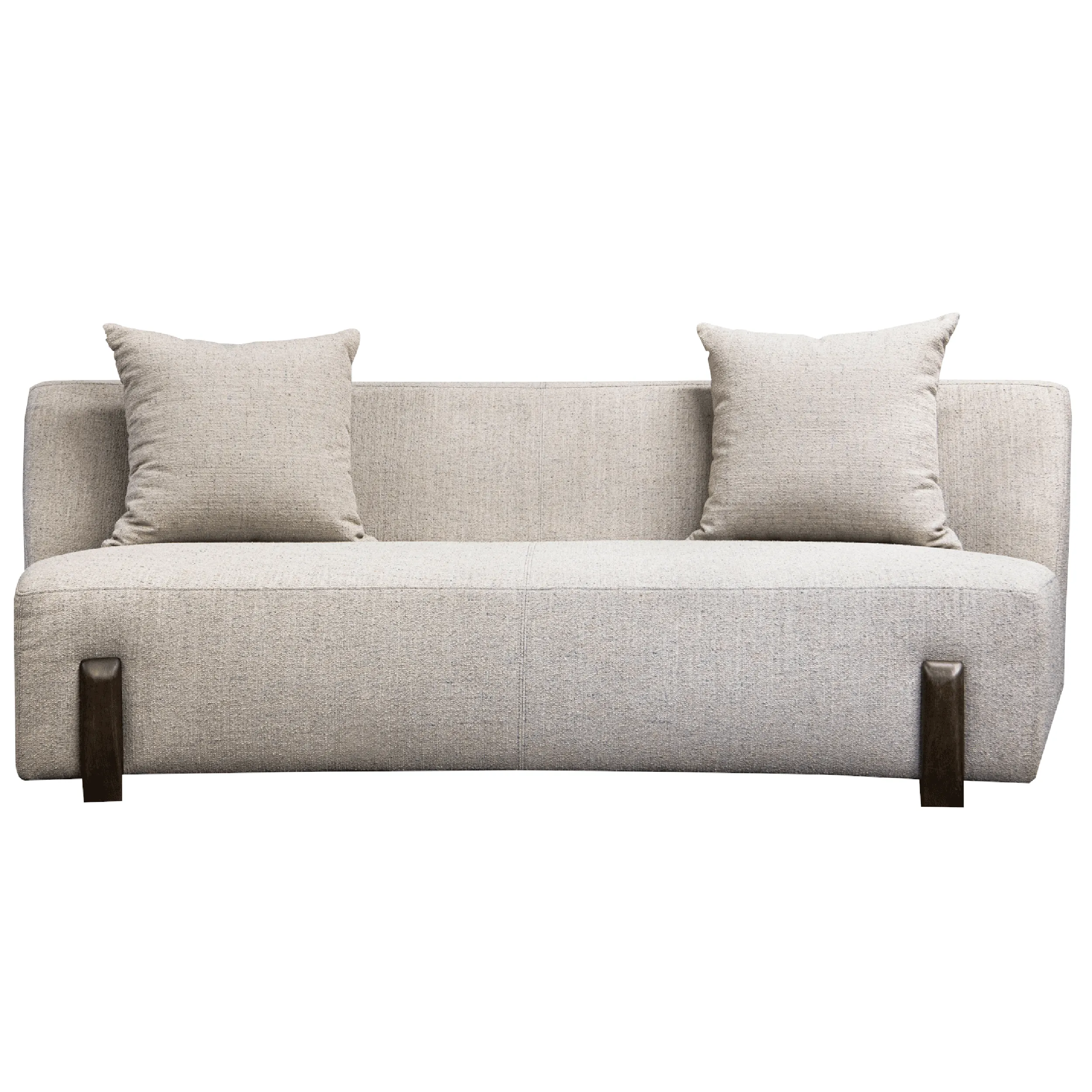 Walker Armless Sofa, Timbali Tan