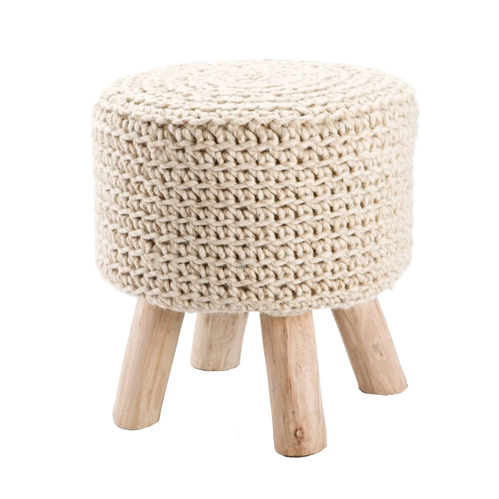 Westport WES01 Cream Pouf